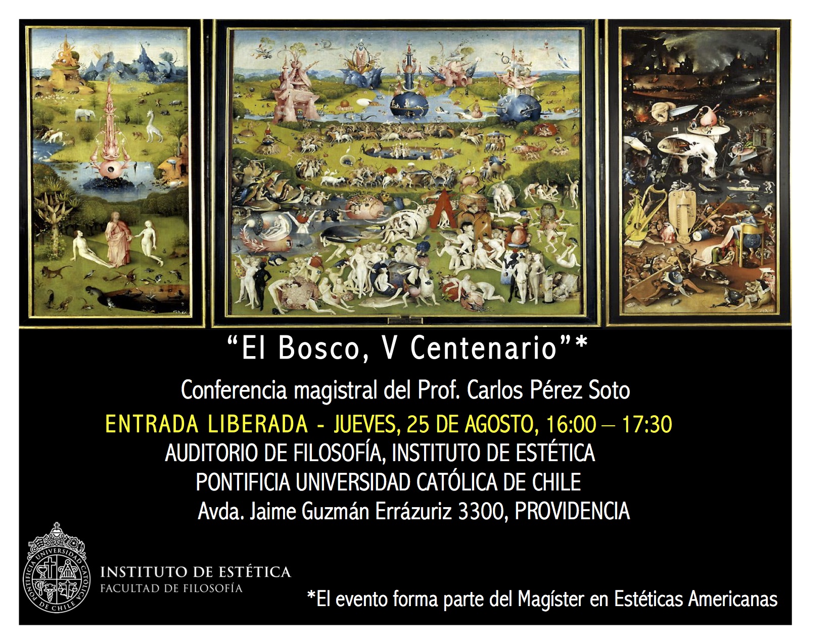Conferencia El Bosco V Centenario Carlos Perez Soto